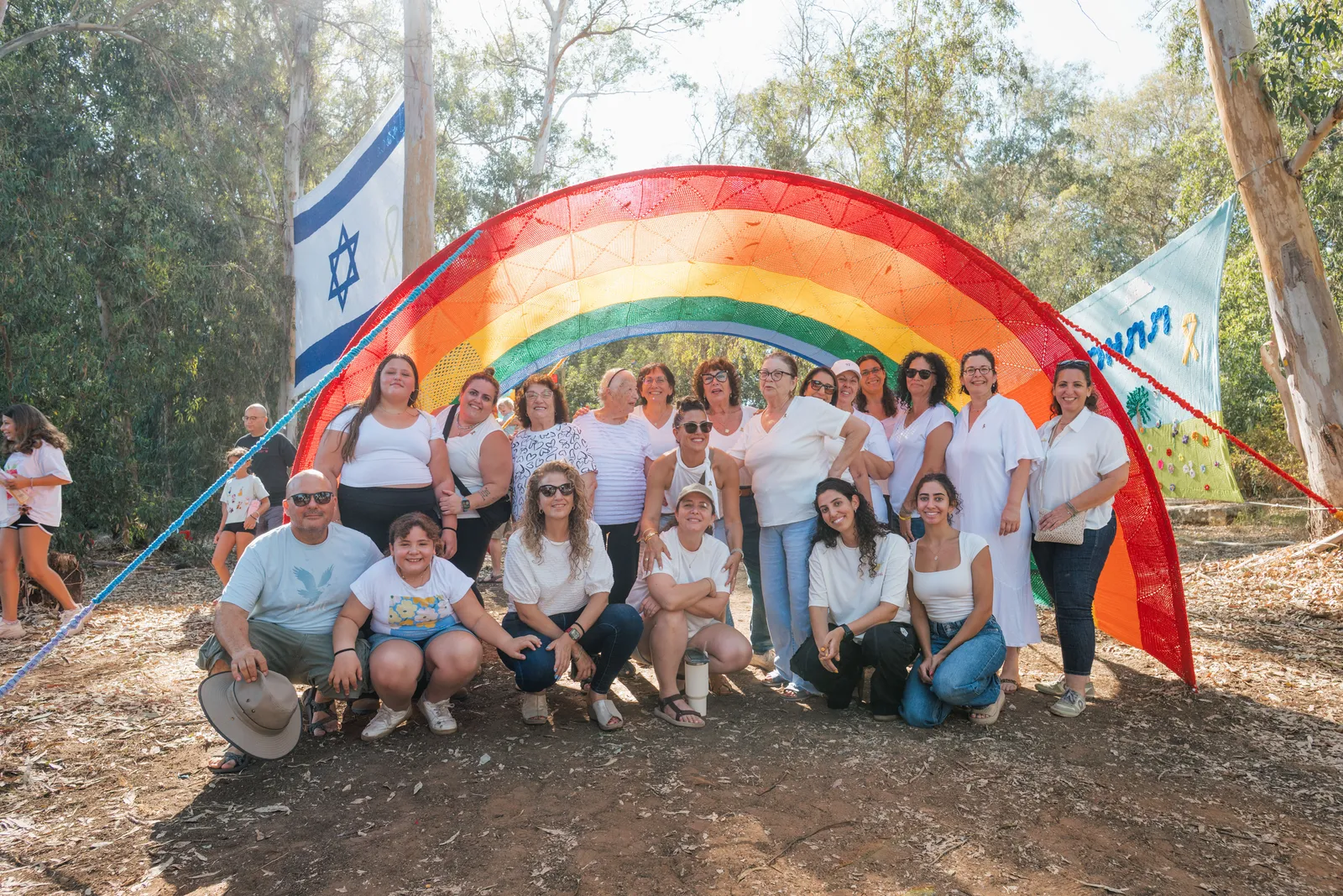 תמונה מתערוכת הסריגה